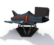 六自由度戰斗機飛行仿真模擬器（TY-FX6D-300）